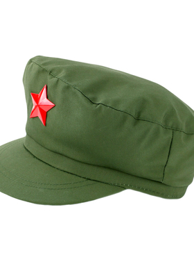 65式军帽老式解放帽红军帽的确良帽子男女演出老军装老兵聚会纪念战友