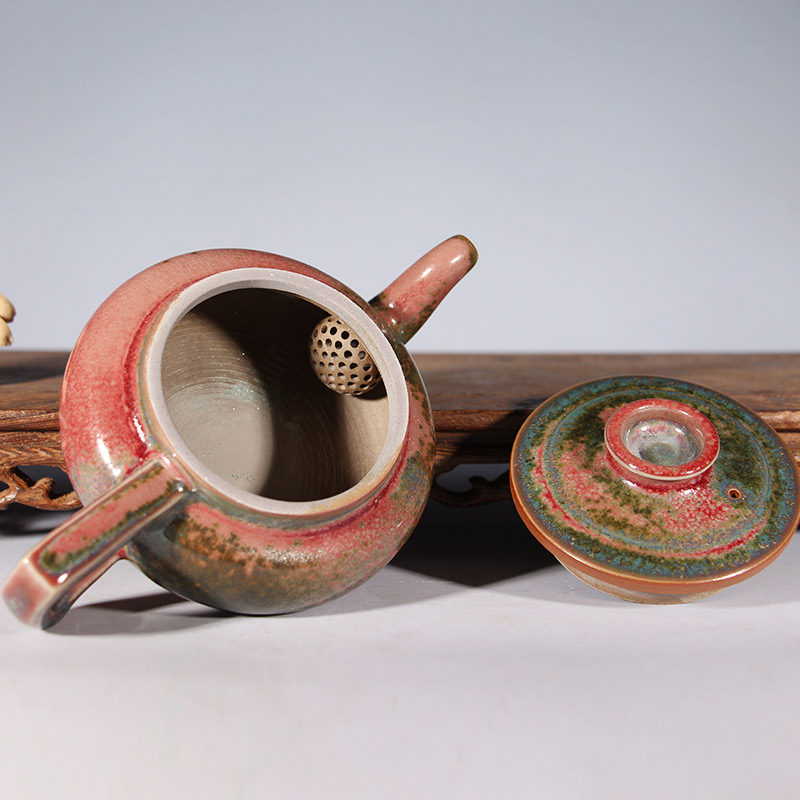 茶壶钧瓷炭烧大师俊才陈俊才茶具功夫茶功夫陶瓷茶壶