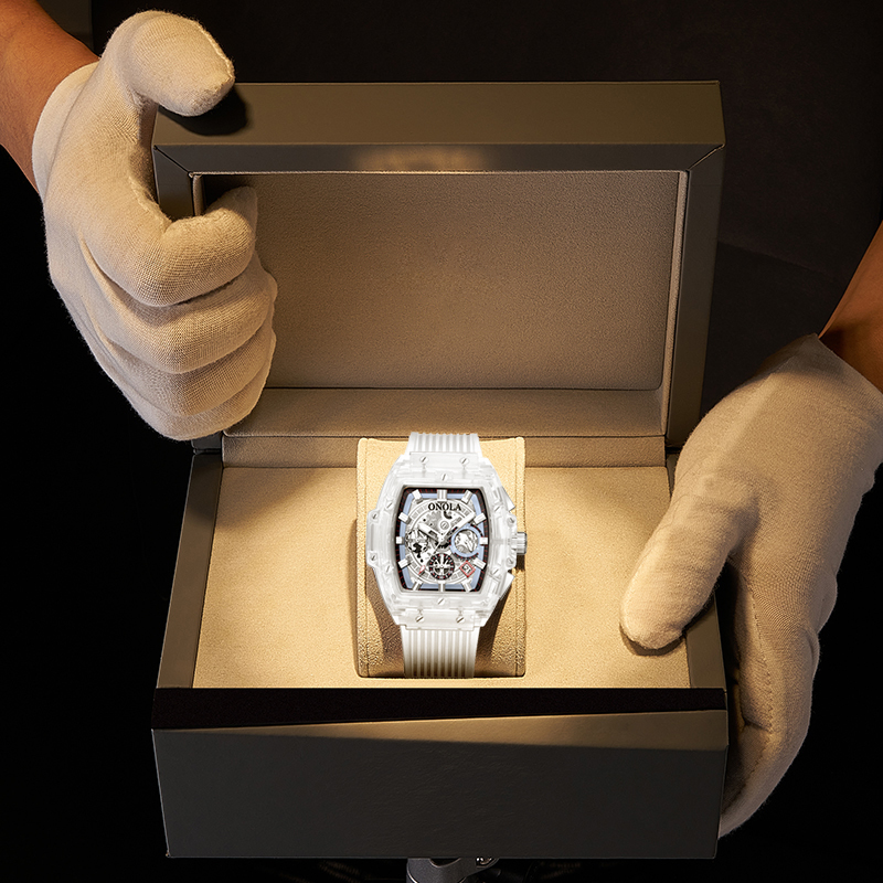 正品理查德手表男士全自动酒桶氚气米勒瑞士十大名牌镂空机械男表