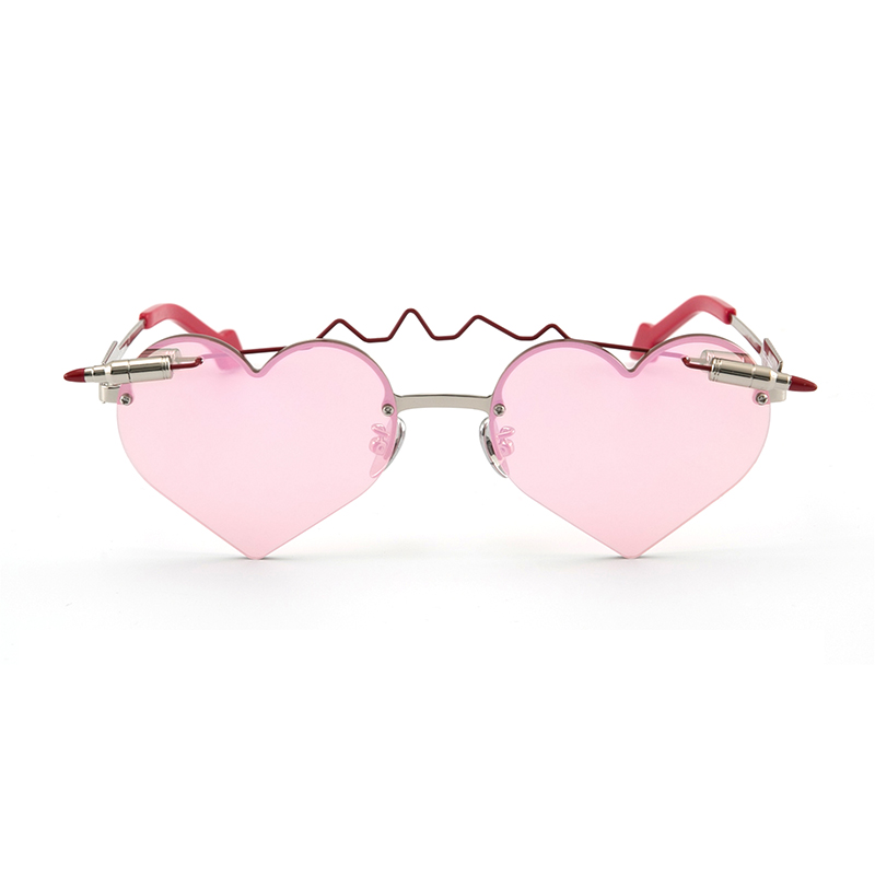 官方店铺whatevereyewear水银银粉镜面穿心爱心眼镜太阳眼镜
