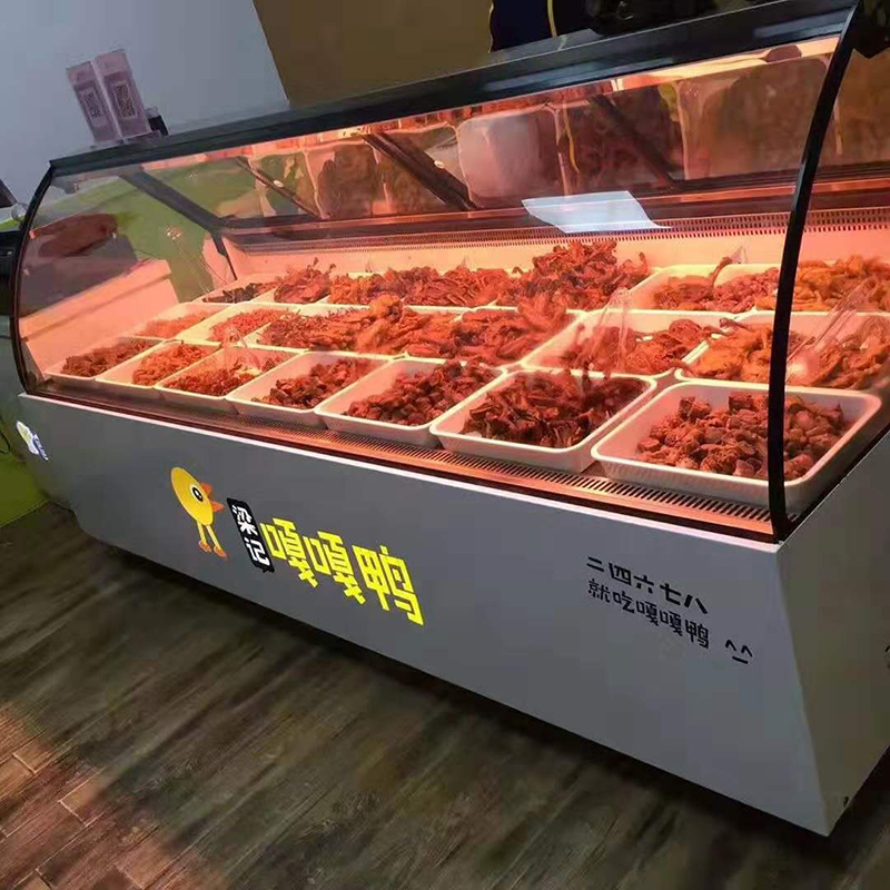 熟食商用展示柜鸭脖卤菜风冷保鲜凉菜水果冷藏展示柜