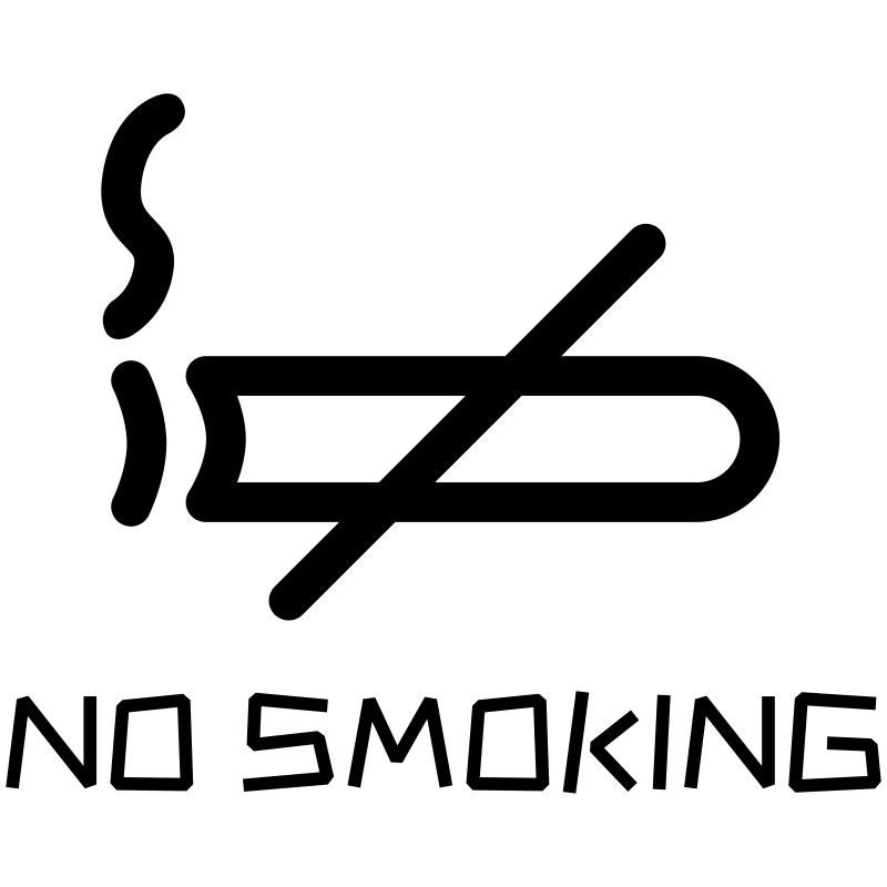 3d立体禁止吸烟nosmoking店铺贴牌温馨提示软装墙贴