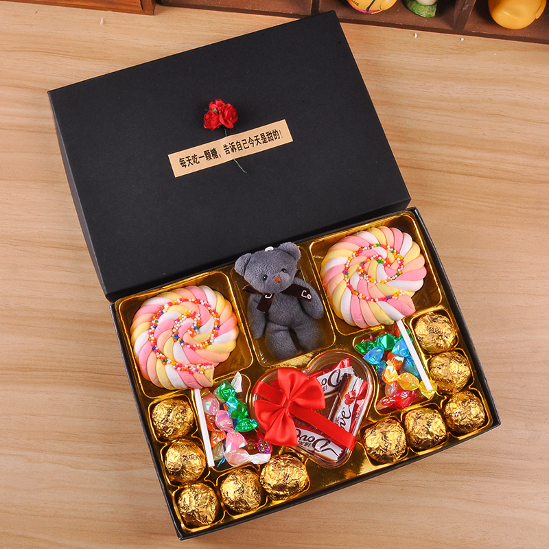 德芙巧克力礼盒装创意网红糖果送女生女友生日儿童情人节礼物