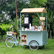 Internet Red Night Market Showering Culture Publicity Small Cart Outdoor Removable Booth Cart Mall Supermarket Promotional Car