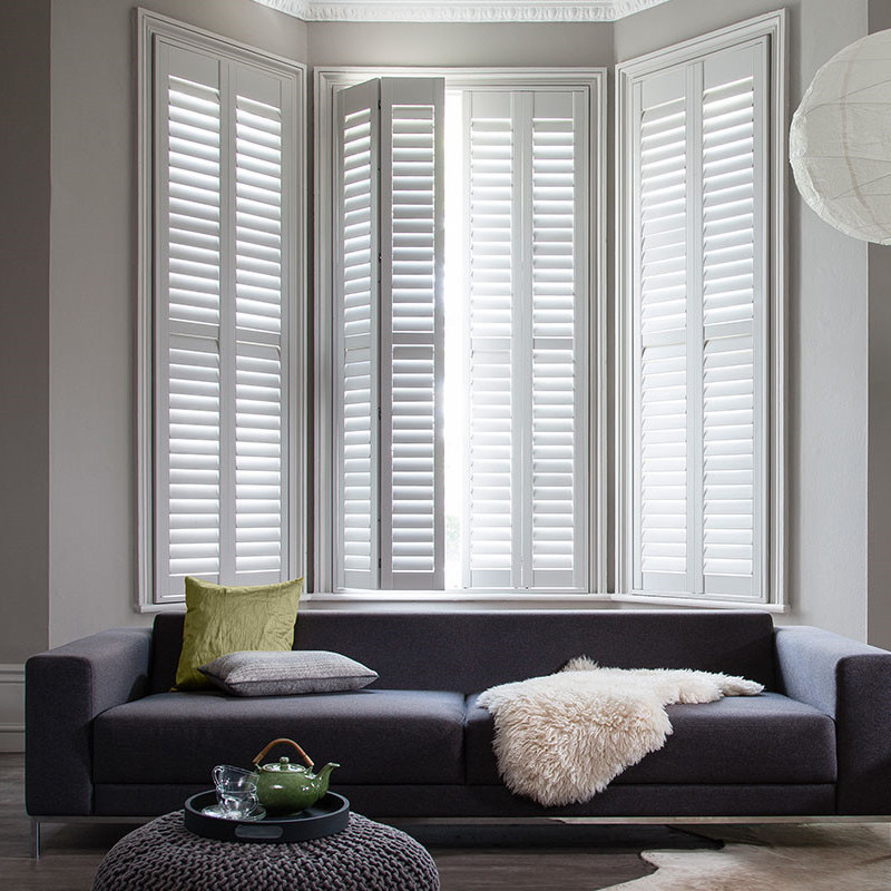 实木透气百叶窗客厅卧室办公室卫生间pvc防水气窗百叶帘