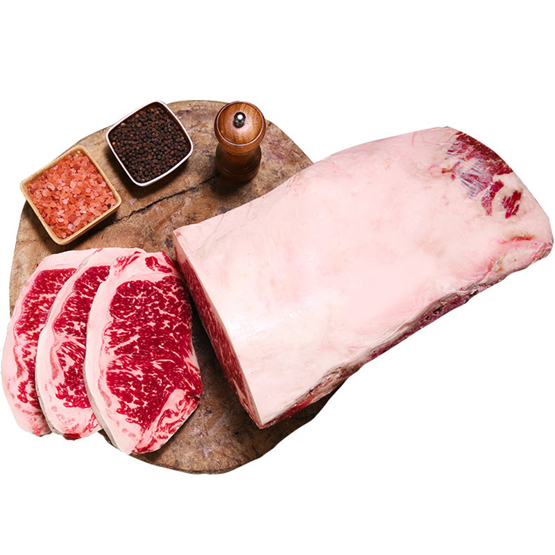 整块m6-7西冷2kg新鲜谷饲350天原切牛排零添加厚切牛扒未腌制