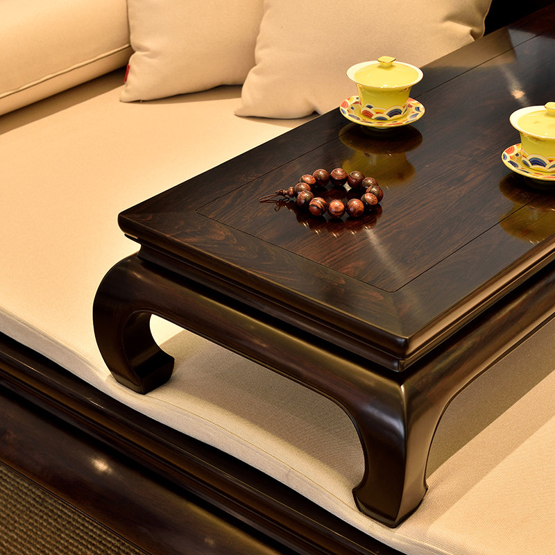 艺盟百胜紫光罗汉红木明式屏风围子罗汉床