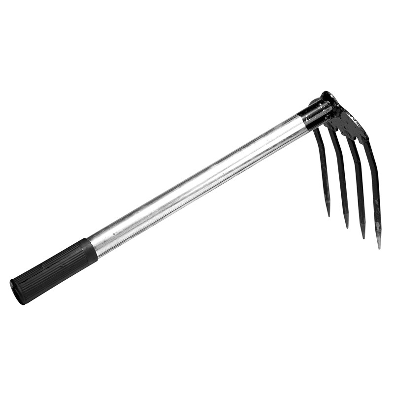 钉耙耙子农具农用工具铁爪松土种地搂扒草小耙子