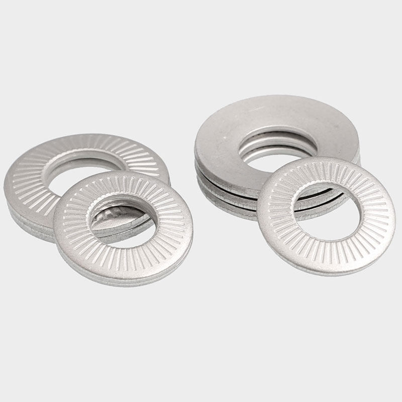 不锈钢蝶形鞍形单面花齿垫圈防滑防滑垫垫片m3m4m5m6m8m10m12m16m20