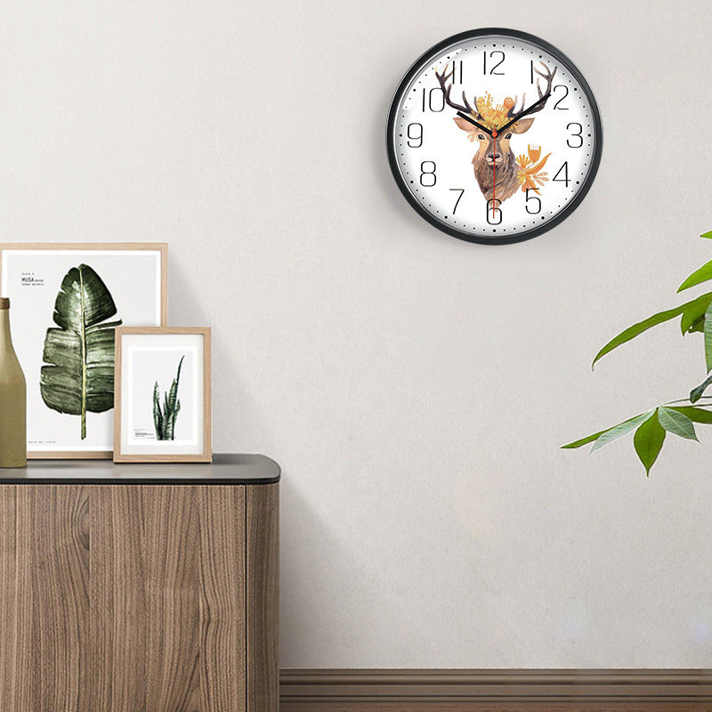 钟表挂钟客厅时尚创意时钟挂表简约墙上家用装饰挂墙电子石英钟