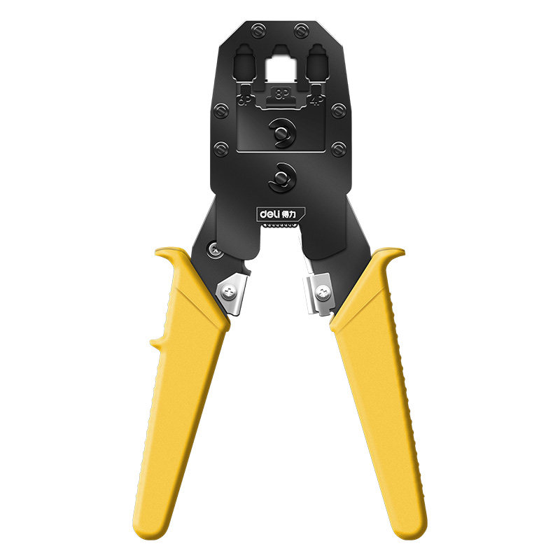 得力网线钳水晶头网线钳工具套装压线钳子专业级网钳接网线测试仪