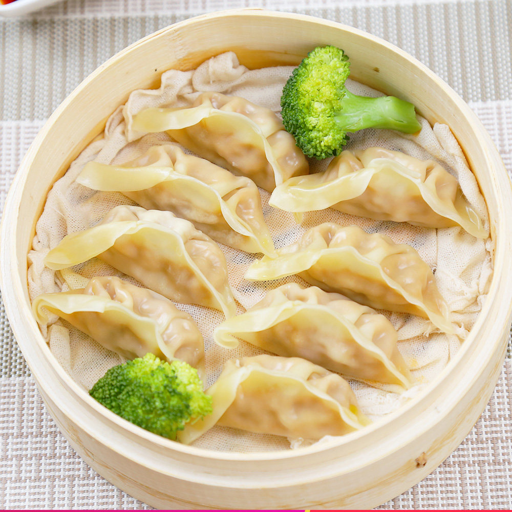 玉米速食锅贴饺子速冻蒸煎鲜肉满减蒸饺美味水饺