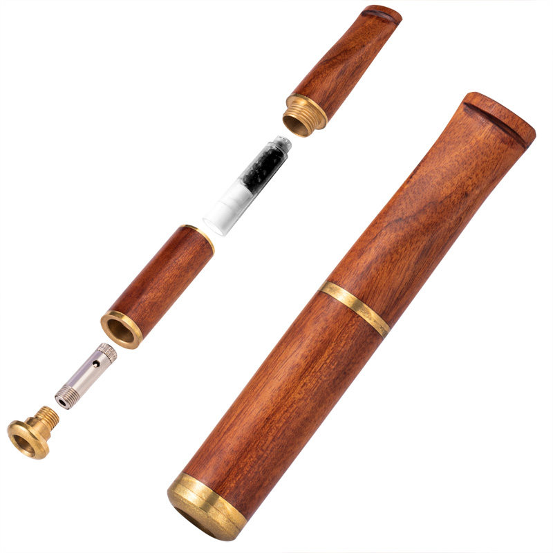 实木烟嘴清洗滤芯男女女士吸烟香烟过滤嘴净烟烟嘴