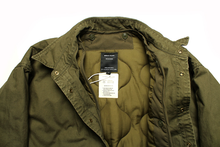 令人吃惊的质感 超厚重磅内胆夹棉水洗军事工装长袖复古衬衫外套