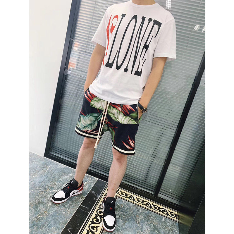 fog主线花卉短裤男女女高街潮牌夏季宽松百搭休闲裤
