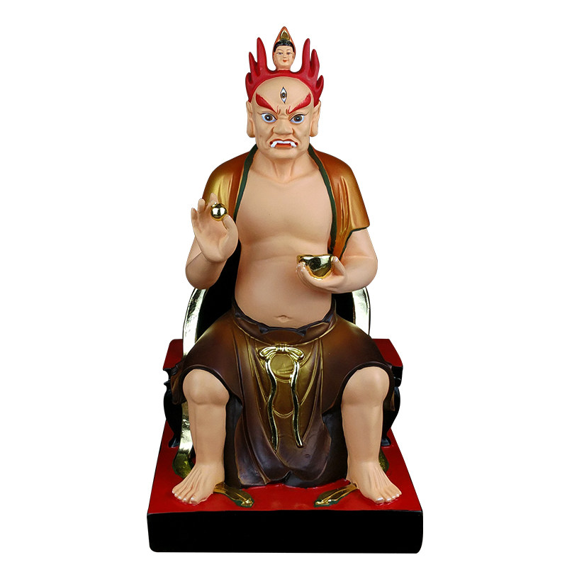 树脂佛像面然大士鬼王菩萨神像寺院家居供奉镇摆件