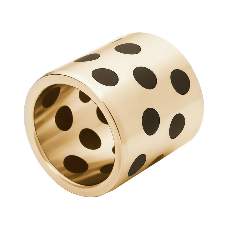 石墨自润滑铜套 无油高力黄铜轴承 耐磨衬套 固体镶嵌石墨铜套