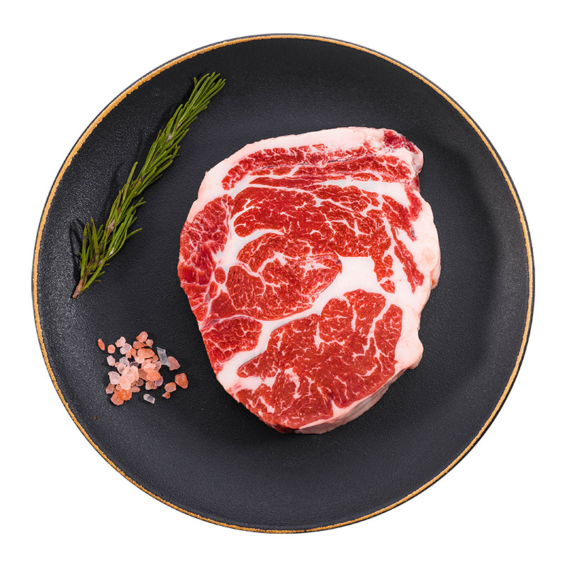 胖将军澳洲进口谷饲m2厚切眼肉心牛排原牛肉扒整切新鲜