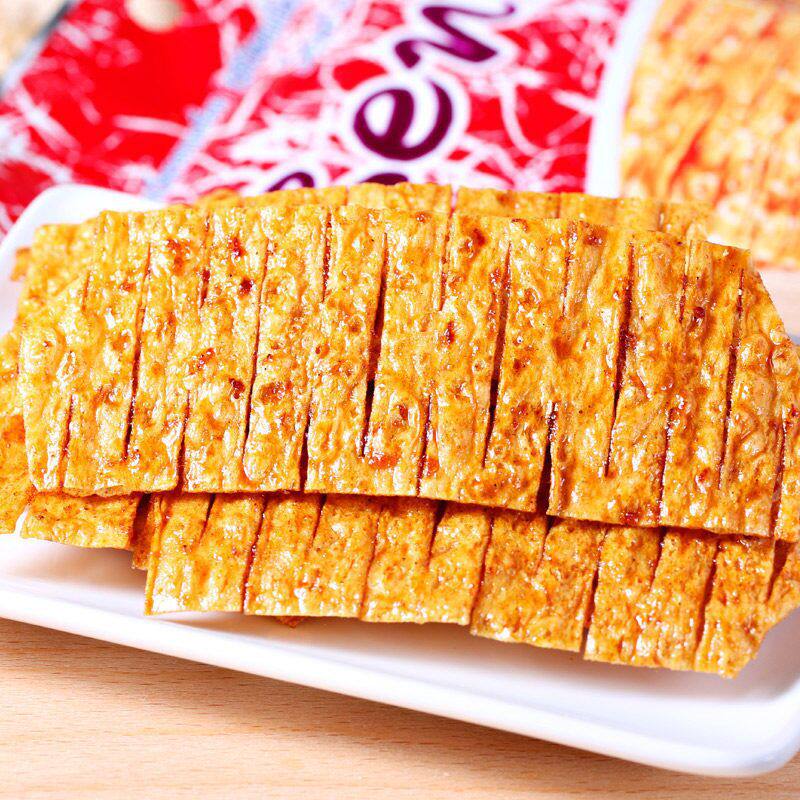 泰国多乐bento超味鱿鱼鱼片鳕鱼辣条零食711即食鱼零食