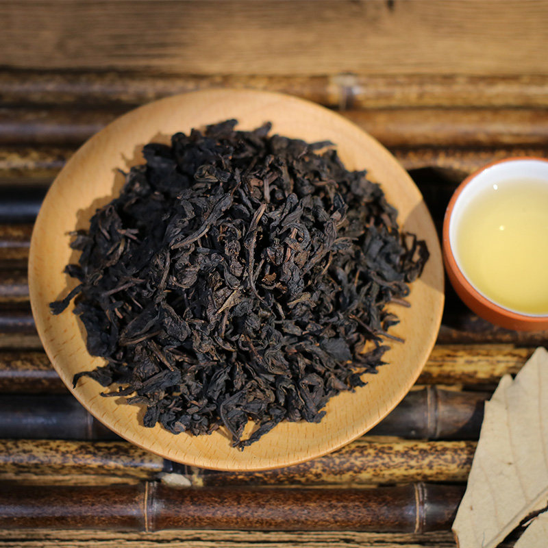 湖南安化稀缺荒山老树大叶野生天尖六步古树安化黑茶