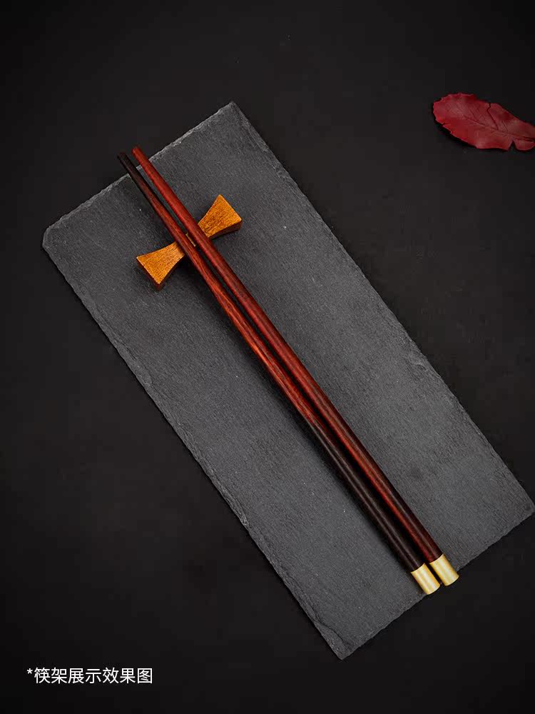 实木筷子架筷托红酸枝中式置物架家用筷枕筷架餐具套装创意日式