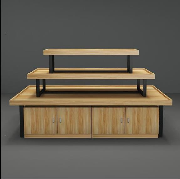 促销活动购物中心烟酒酒店商用展示柜中岛护肤美容货架摆架子商用展示