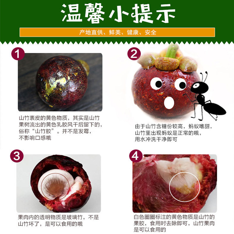 泰国进口山竹新鲜水果包邮5斤装5a大果热带水果应季孕妇水果油竹