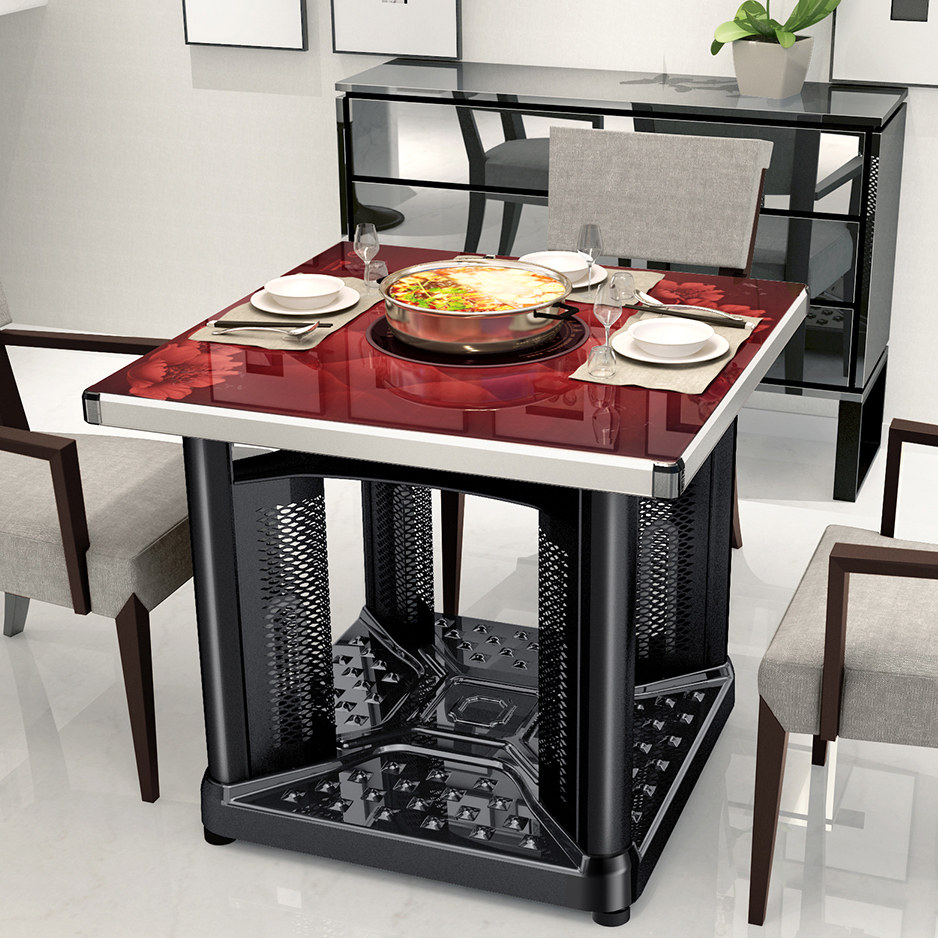 konka/康佳电炉取暖桌电暖桌家用正方形电烤桌多功能烤火桌子