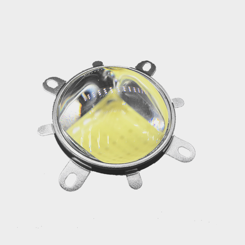 led灯珠集成光源57mm投影仪聚光玻璃凸透镜汽车led透镜