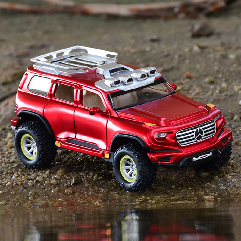 新款儿童玩具开门汽车模型仿真大奔车模合金新能源奔驰车模