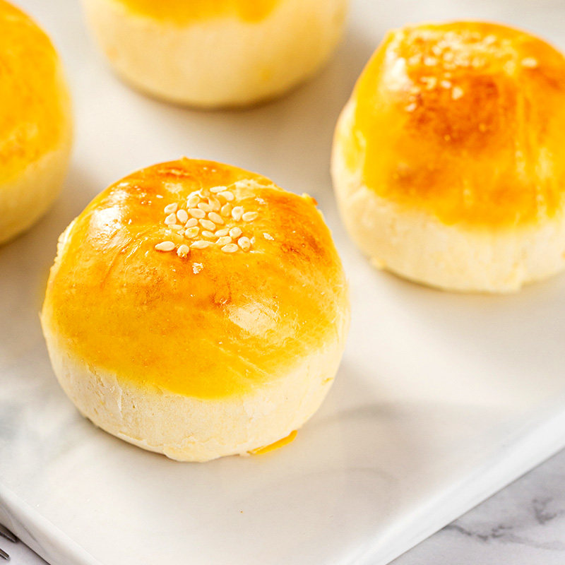 冠先王子蛋黄酥6枚55g雪媚娘麻薯咸海鸭蛋手工酥糕点小吃点心零食