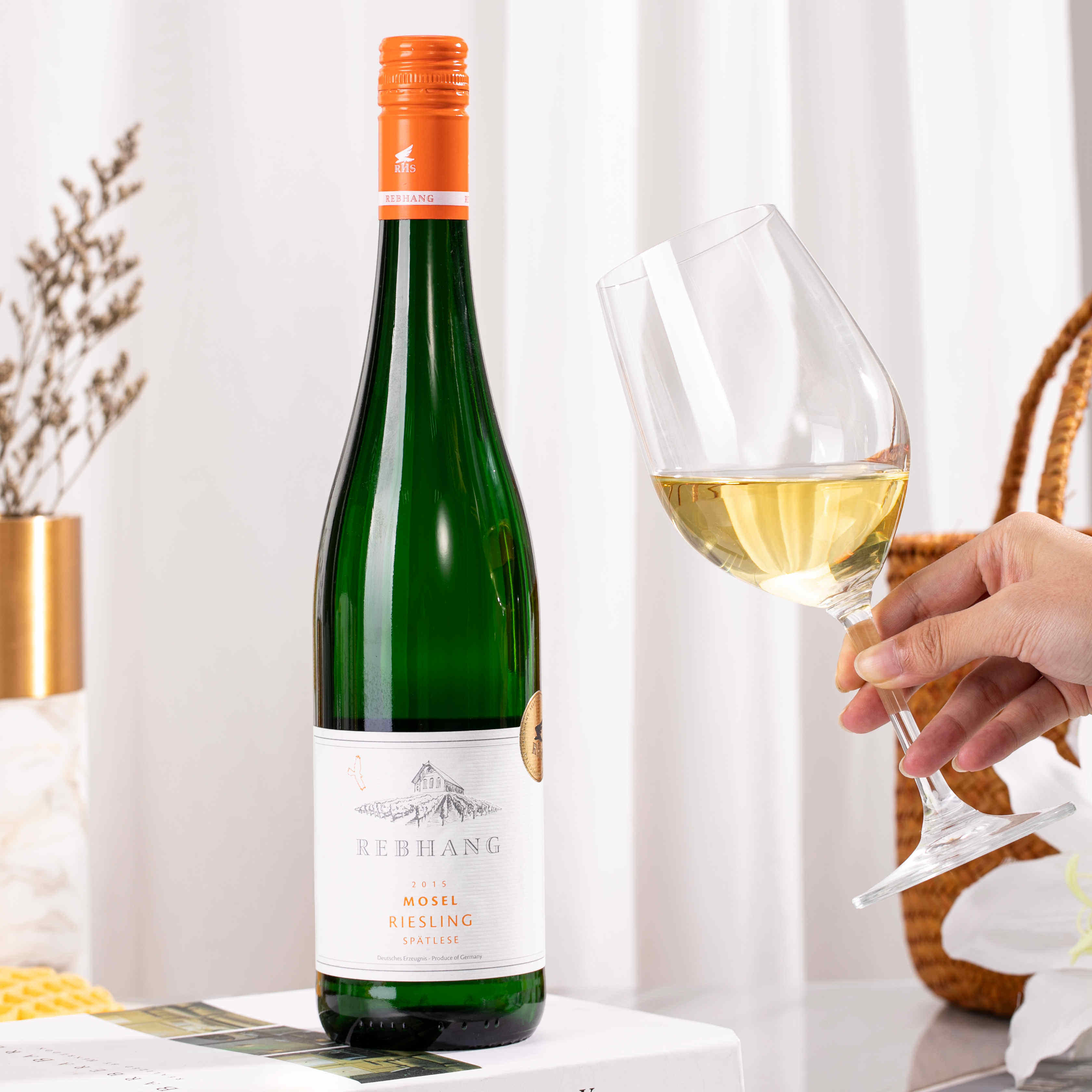 清甜口感进口雷司令白葡萄酒甜型摩泽尔qmp晚收spatle