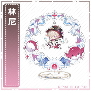 Genshin Impact Stand Shake Acrylic Double-Sided Stand Decoration Fukalos Krifunina Manyo Peripheral