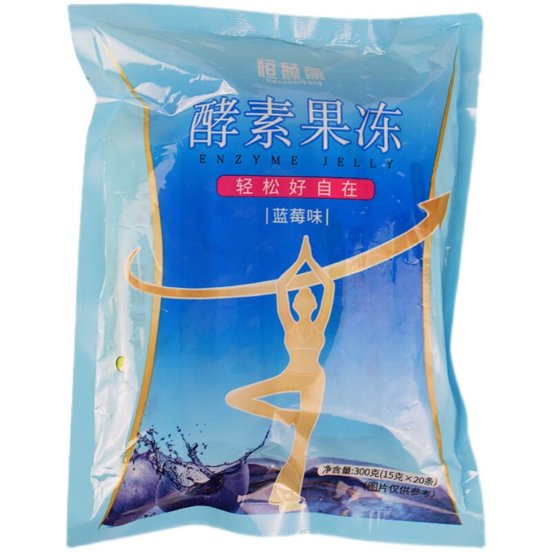 恒颜味益生贴牌畅薇冻强凝胶果蔬蓝莓康酵素40条果冻
