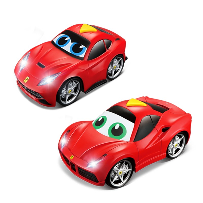 bbjunior法拉利儿童声光玩具车ferrari男孩电动益智仿真跑车玩具