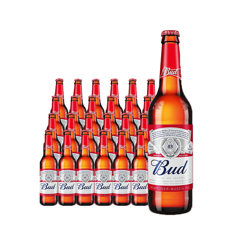 百威330ml瓶装图片,330ml百威 百威啤酒进口乌克兰budweiser330ml美式拉格24瓶啤酒
