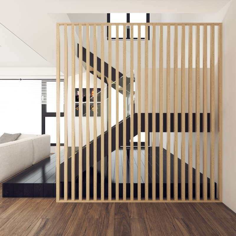 屏风隔断阳台装饰假墙北欧简约客厅办公屏风