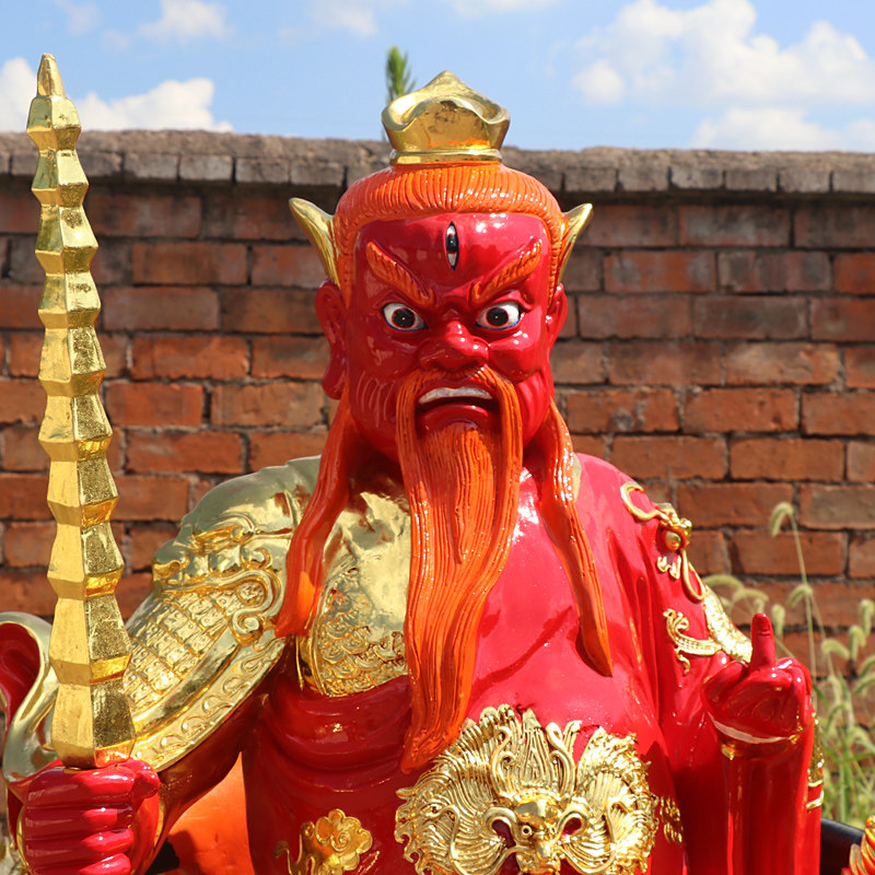 王灵官王天君雷神火神天君道教神像佛像大佛玻璃钢摆件