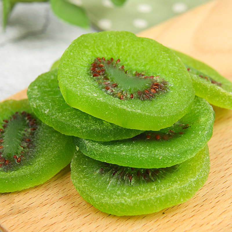 千金猕猴桃500g奇异果水果干片休闲果脯蜜饯零食猕猴桃干