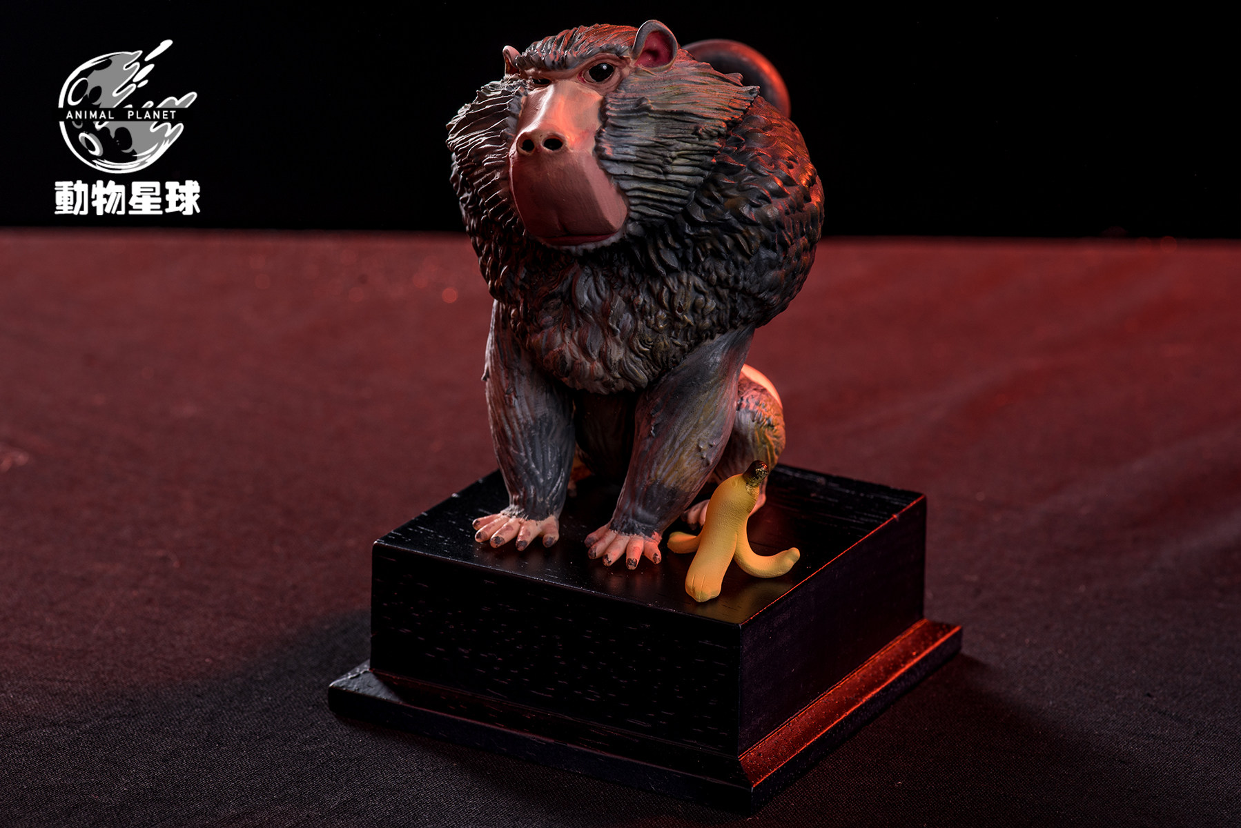 厘米动物星球狒狒熊猫狐狸王子限量手办摆件手办