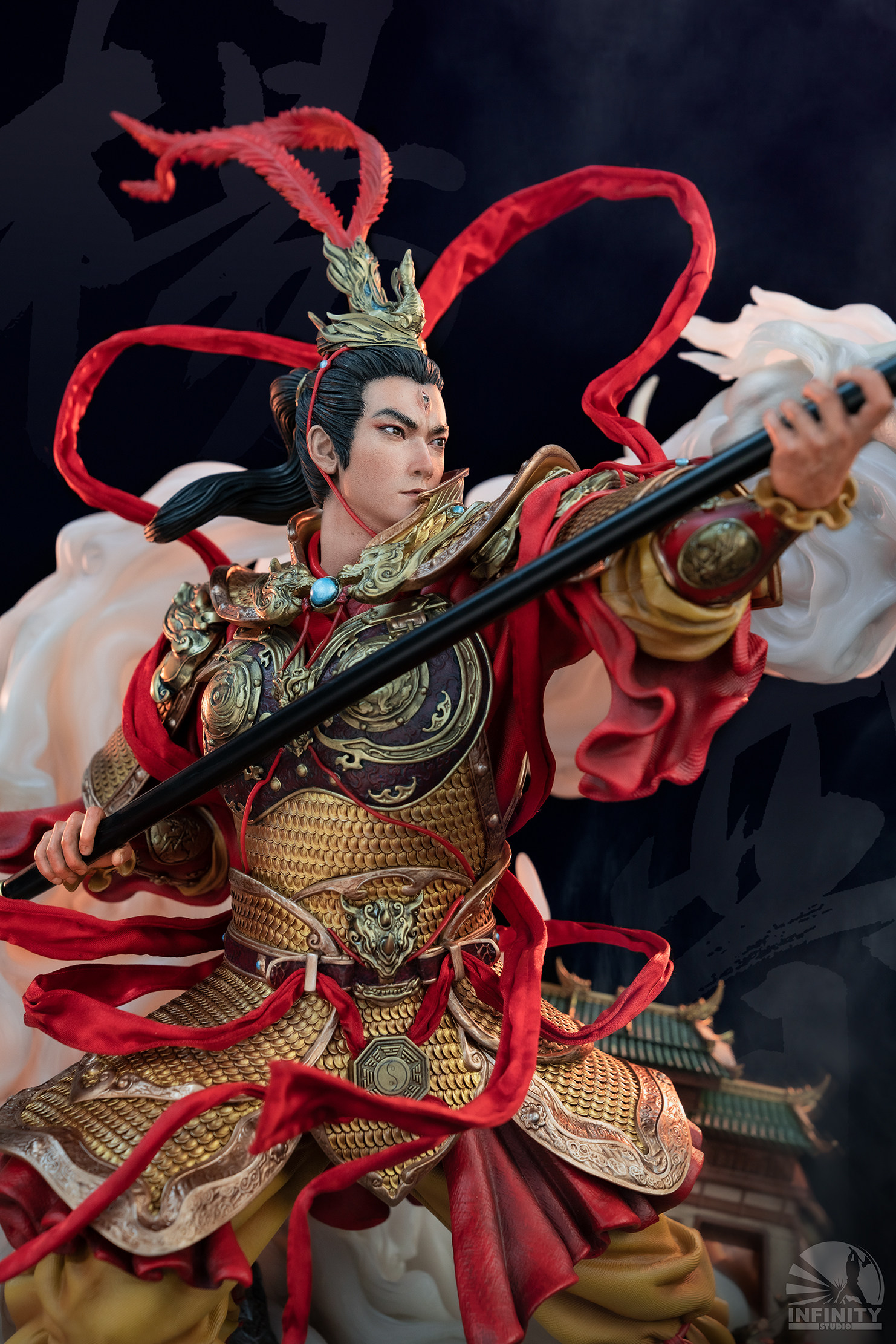 厘米开天工作室神话系列杨戬收藏雕像预定手办