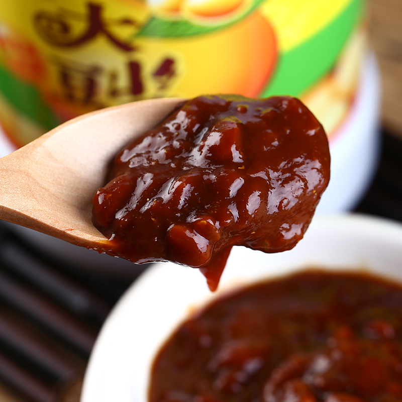 东北大酱黄豆酱4桶农家大酱自制正品宗沾葱大桶装黄豆酱商用