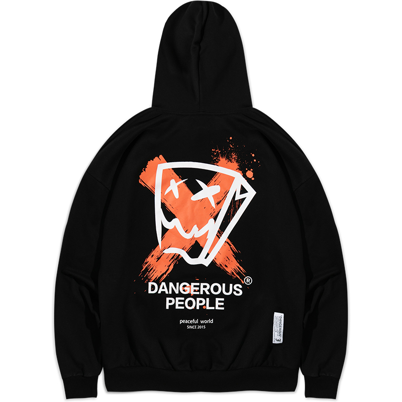 dangerouspeople薛之谦dsp卫衣泼墨纸袋人潮潮流情侣百搭卫衣