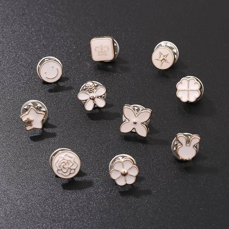 隐形免缝珍珠纽扣扣子胸针暗扣女士走光神器胸针