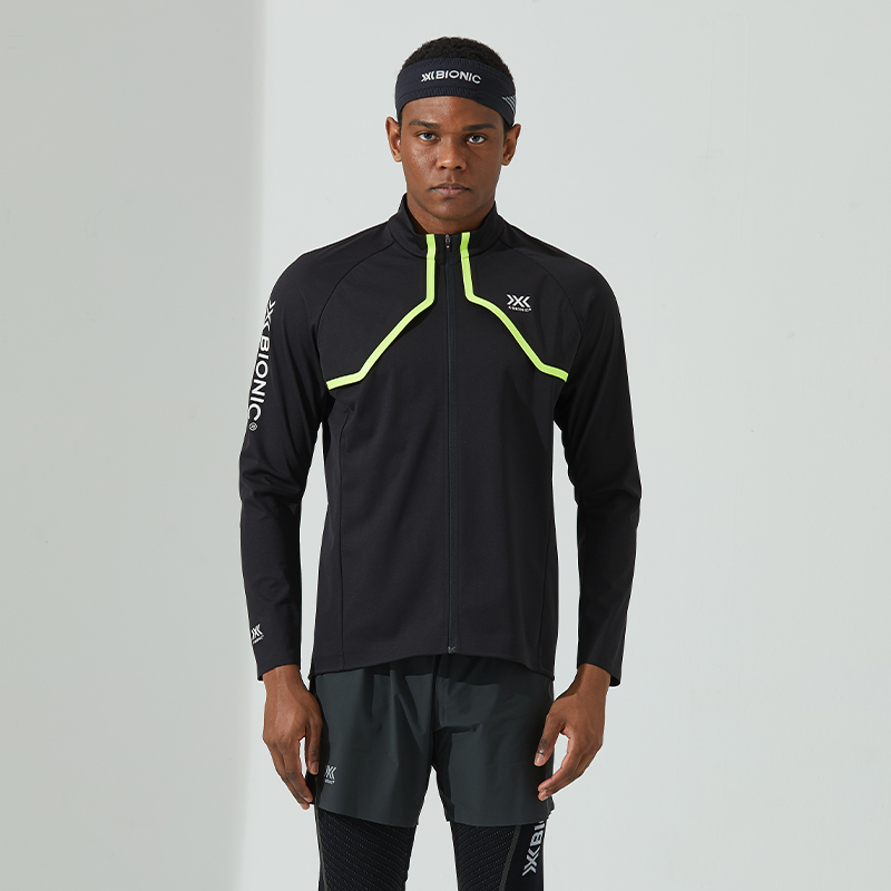 X-BIONIC 4.0男款运动夹克 仿生立领跑步风衣 商务休闲外套