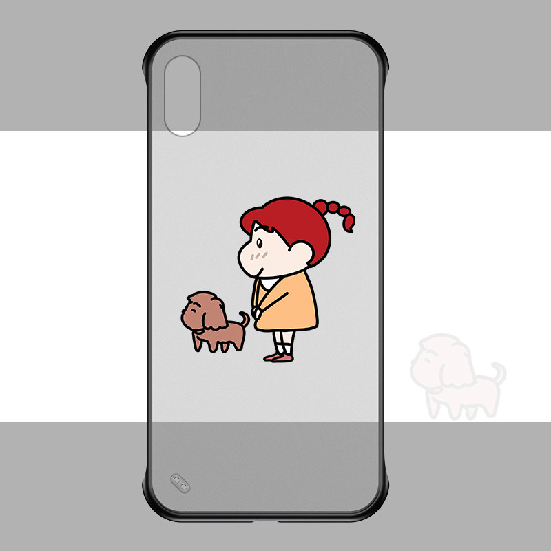 苹果裸机xsmax情侣xs创意8p动漫卡通iphone7p手机保护套