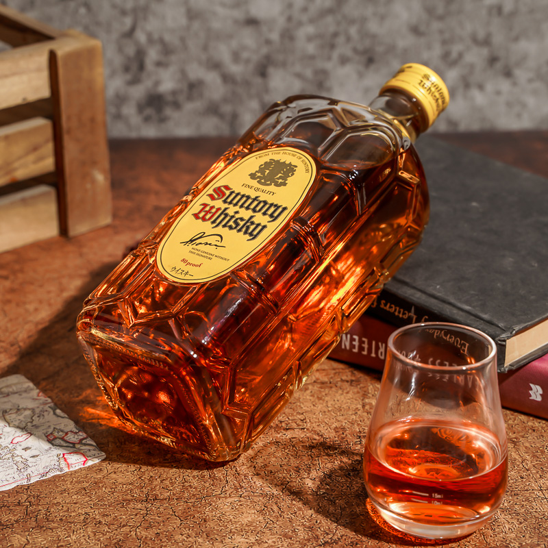 直营suntory三得利日本威士忌角瓶700ml老牌洋酒白兰地威士忌