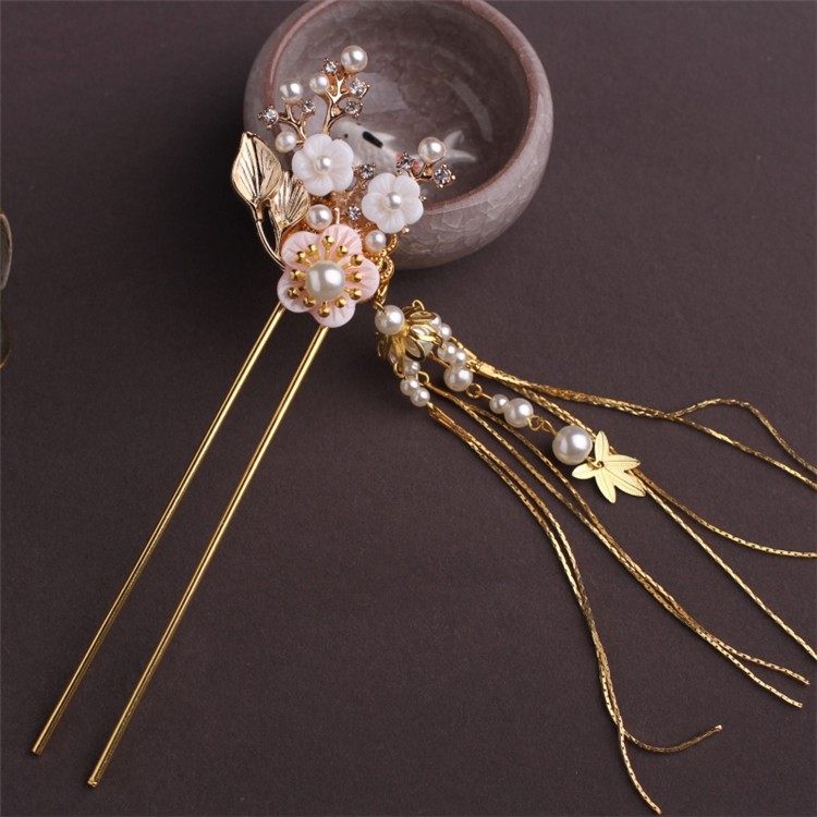 梦回汉服古装发簪发饰复古头饰古风流苏古代发饰