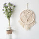 Nordic cotton rope aerial pendant hanging basket bedroom wind chime home living room decoration storage hanging bag balcony gardening net bag Nordic cotton rope aerial pendant hanging basket bedroom wind chime home living room decoration storage hanging bag balcony gardening net bag