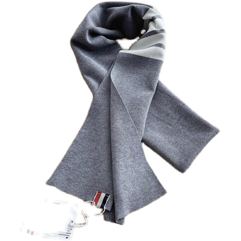 tb百搭清仓原单外贸围脖秋冬针织时尚围巾围巾